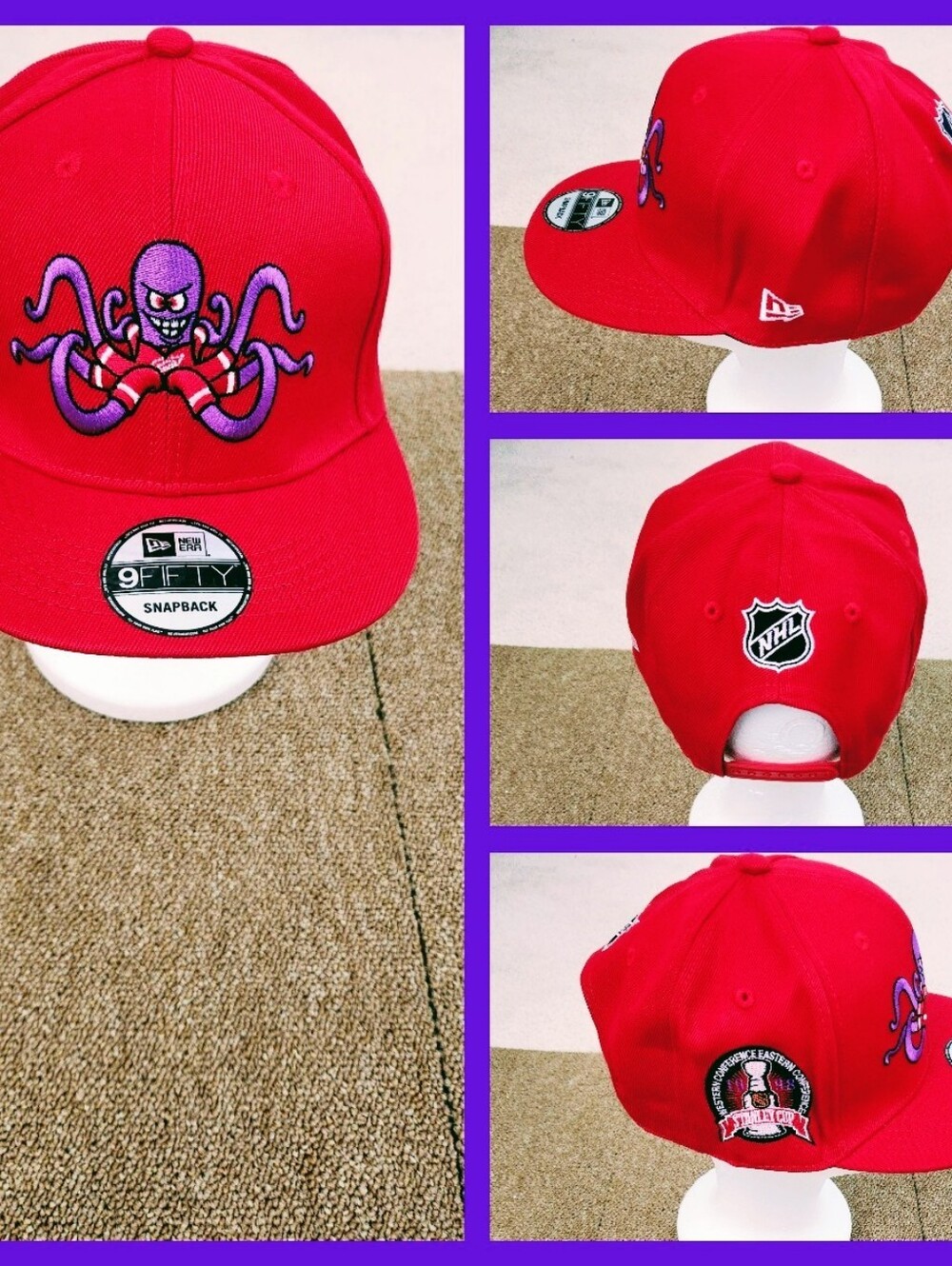 DETROIT RED WINGS NHL HOCKEY SNAPBACK HAT.